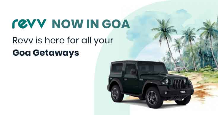 revv car rental now in Goa